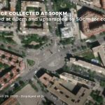 SkySat image of Madrid taken from 500km.
