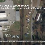 SkySat image of Southern Museum of Flight from 500km.