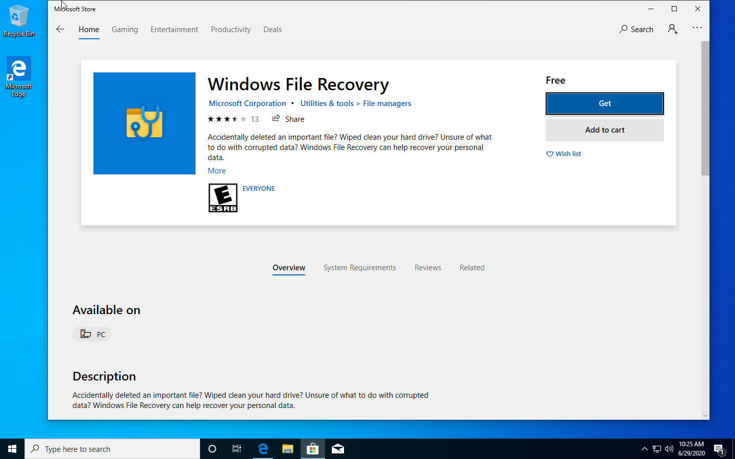 , Microsoft føjer værktøjet til udtjening af WINFR-filer til Microsoft Store