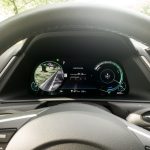 Cool party trick: the dash will show you your blind spot when you use your turn signal.