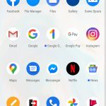 The full app drawer.