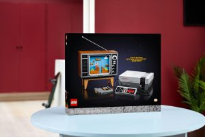 The Lego NES set packaging