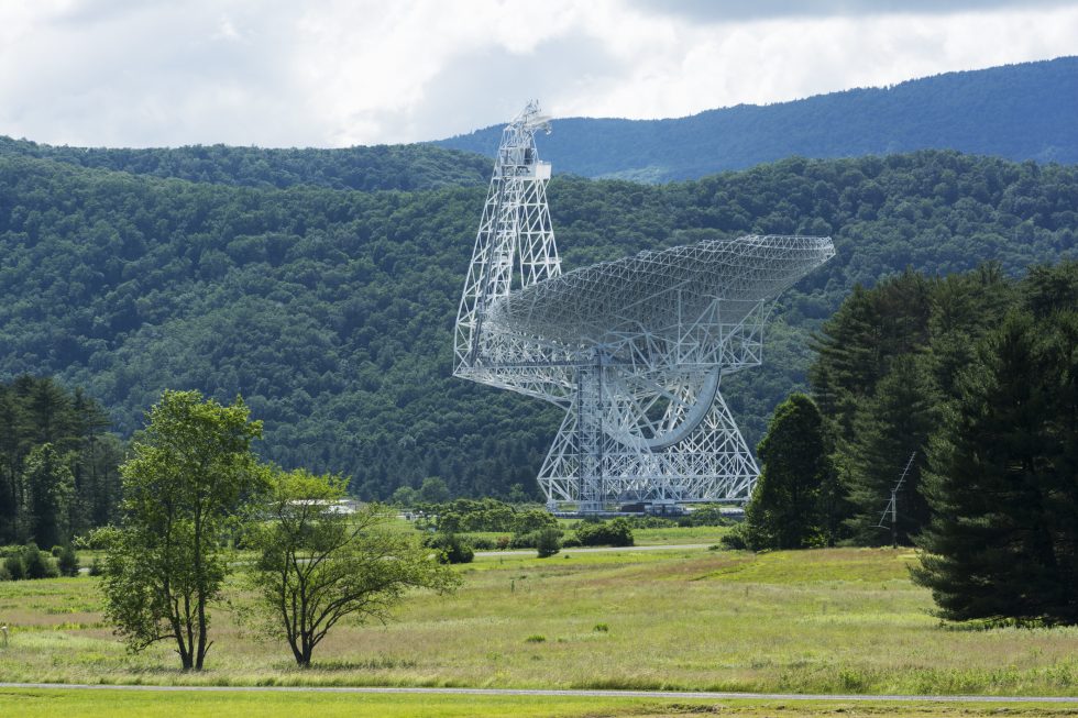 The National Radio Astronomy Observatory in West Virginia, where some of the SETI work was performed.