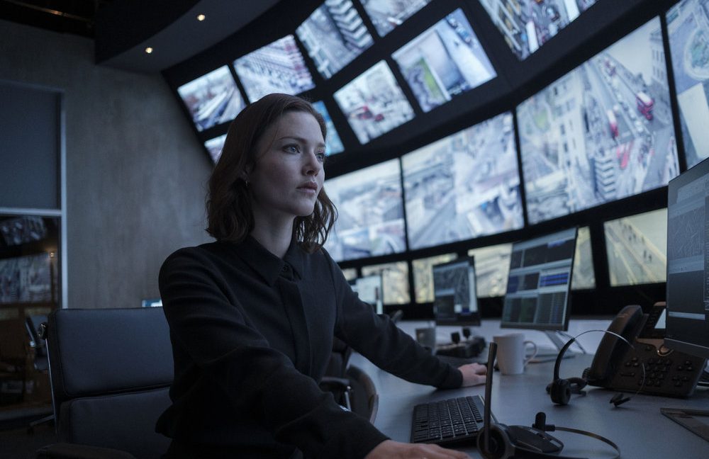 Screenshot from BBC series The Capture.