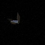 An artist's rendering of the twin MarCO spacecraft on their cruise in deep space.