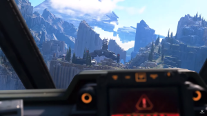 Screenshot from upcoming Halo video game.