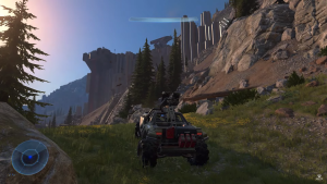 Screenshot from upcoming Halo video game.