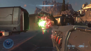 Screenshot from upcoming Halo video game.