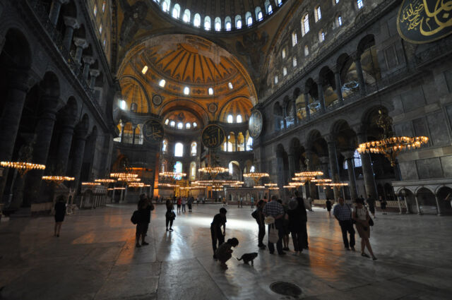 This isn't the first time the Hagia Sophia has been at the center of political turmoil.