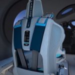 The seatbacks will provide flight profile information and showcase Virgin Galactic's kick-ass logo.