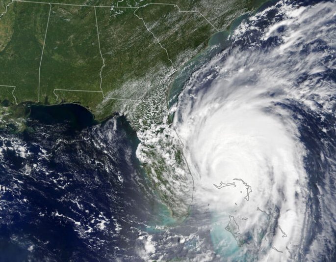Hurricane Dorian on September 3, 2019.