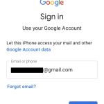 Enter username