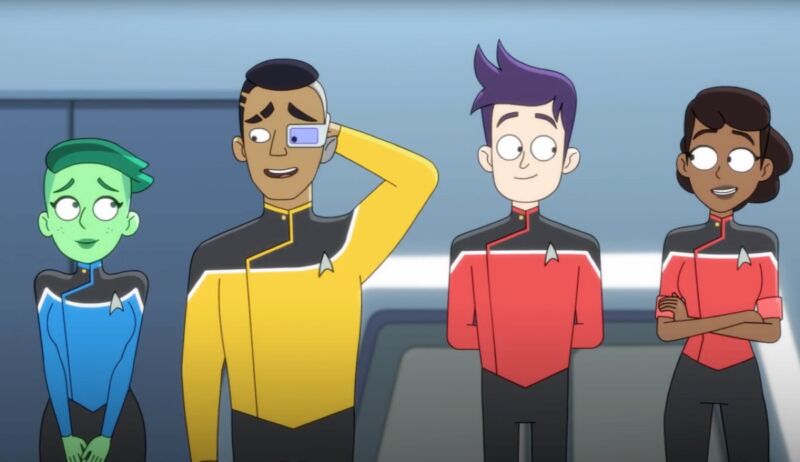 Screenshot from Star Trek: Lower Decks trailer