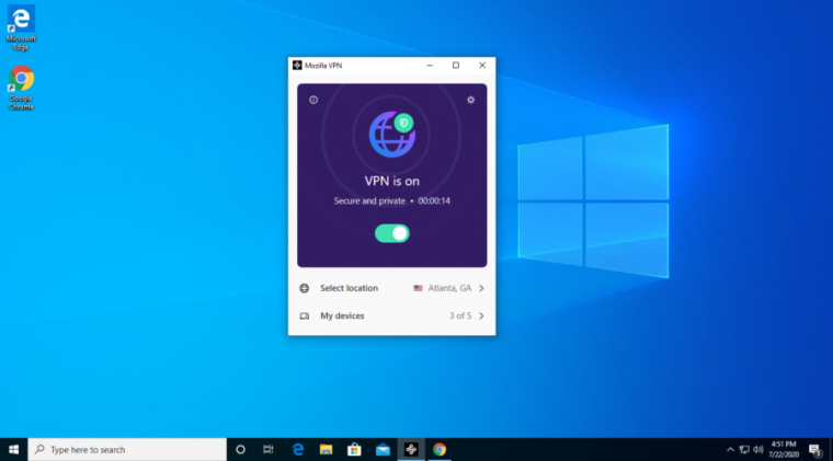 Mozilla's new Wireguard-based service offers a very simple, attractive, and cleanly functional VPN user interface.