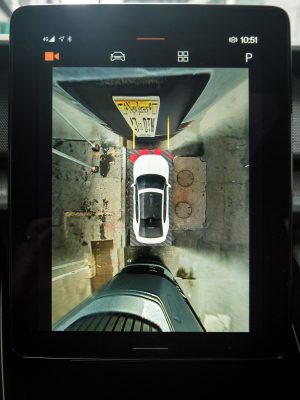 The infotainment system in a polestar 2