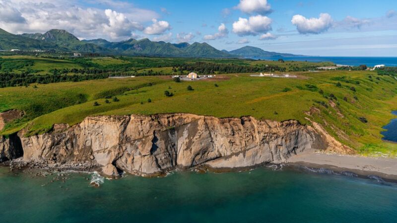 Breathtaking seaside cliff.