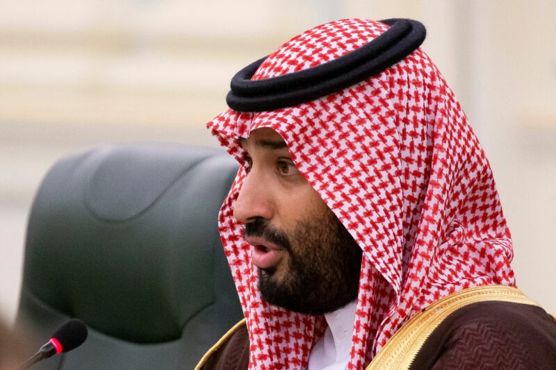 Saudi Arabia's Crown Prince Mohammed bin Salman.