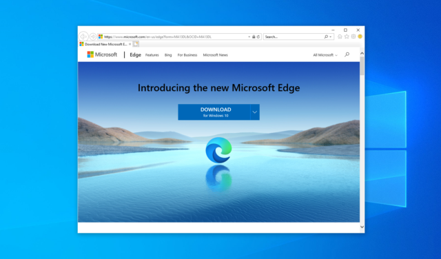 Microsoft edge browser