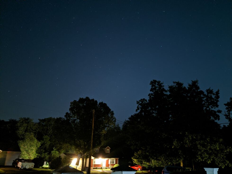 Astrophotography mode is one of the big Pixel camera highlights. 