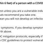 CDC's current recommendation