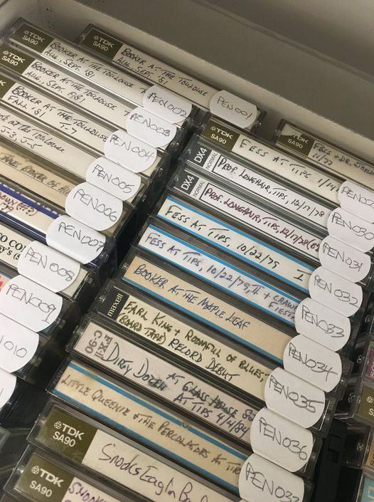 The Next Fest Thing required a little more work behind the scenes, since WWOZ worked with other archives and music that preceded the existence of Jazz Fest. For instance excerpts of two rare recordings, digitized from cassette tapes from the Thorny Penfield Collection at the Hogan Jazz Archive of Tulane University Special Collections, aired featuring Professor Longhair and James Booker.