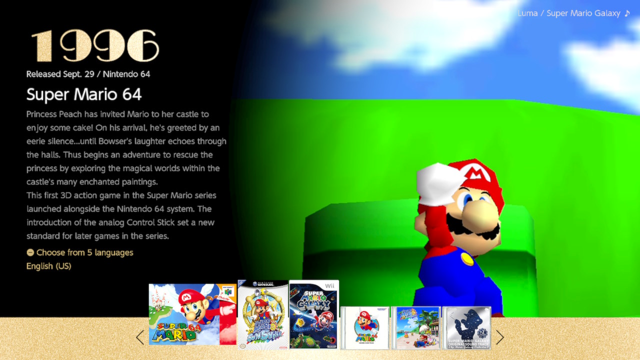 Super Mario 3D World is better than Super Mario 64 or Galaxy