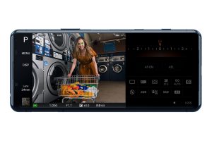 Pictures of the Sony Xperia 5 II.