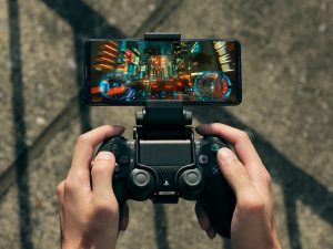 Pictures of the Sony Xperia 5 II.