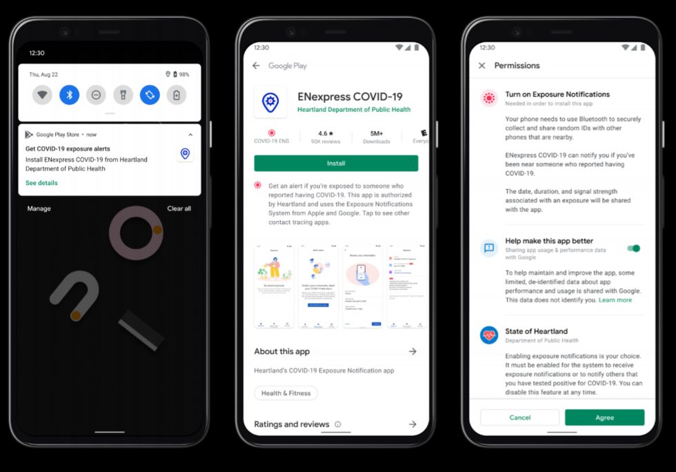 Google will start to generate COVID apps itself so that states and other entities are easier to use.