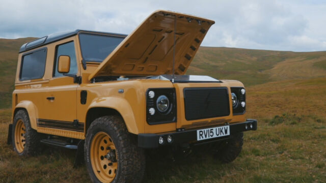 Land Rover Defender 110 EV Restomod Packs 450-HP Tesla Powertrain