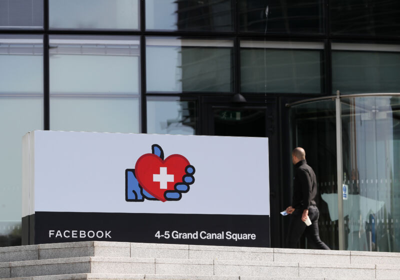 Facebook's European headquarters in Dublin.