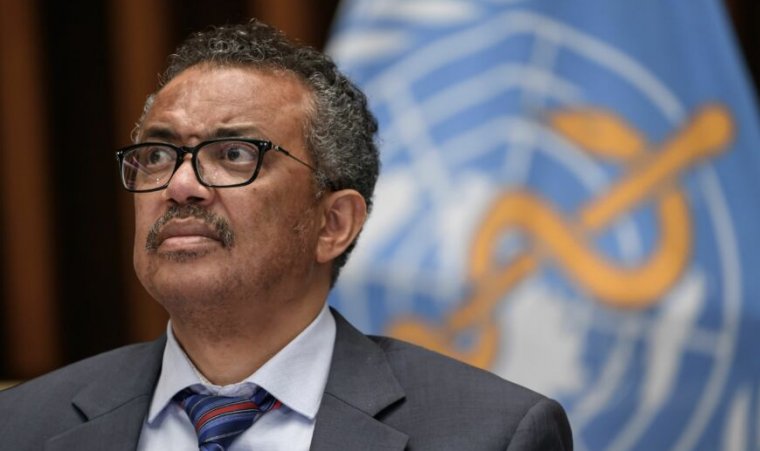 World Health Organization (WHO) Director-General Tedros Adhanom Ghebreyesus attends a press conference organized by the Geneva Association of United Nations Correspondents (ACANU) amid the COVID-19 outbreak, caused by the novel coronavirus, on July 3, 2020 at the WHO headquarters in Geneva.