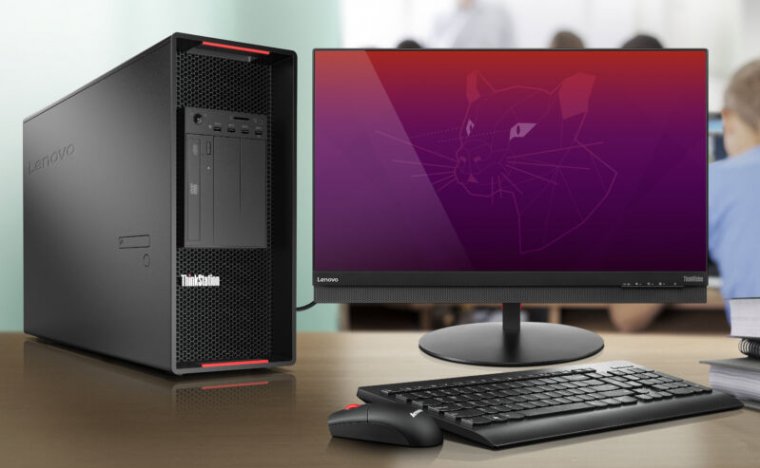 Promotional image of desktop computer.