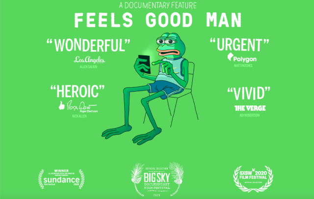 The poster for <em>Feels Good Man</em>.