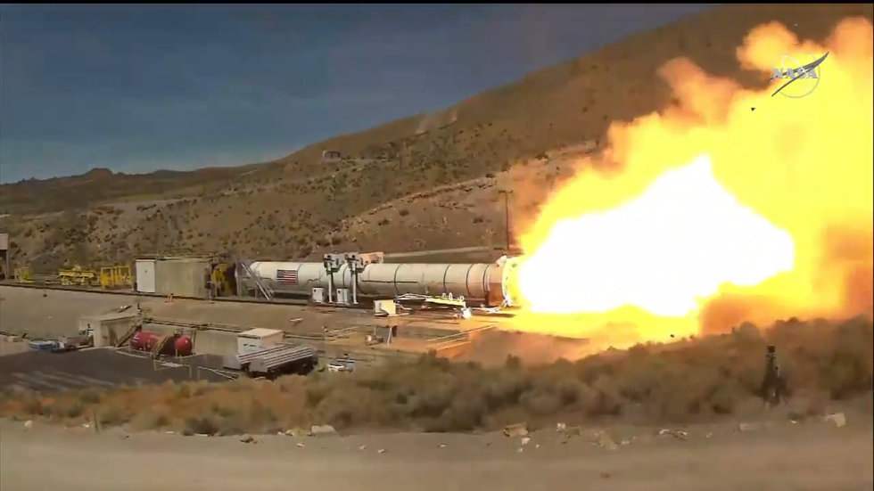 Space-Launch-System-Rocket-Booster-Test-