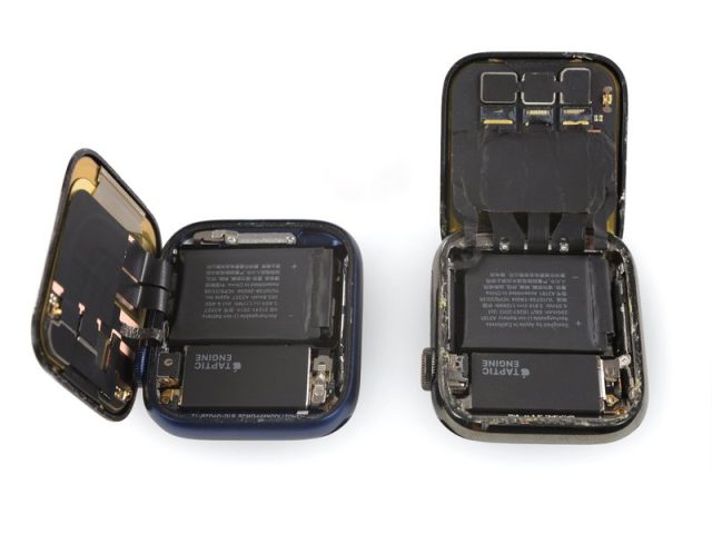 Apple Watch Series 6 Teardown Unveils Missing Force Touch Bigger Battery Ars Technica