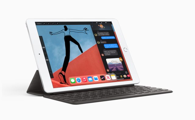 The Latest 10.2-Inch Apple Ipad. It Supports Apple'S Smart Keyboard And First-Gen Pencil Stylus.