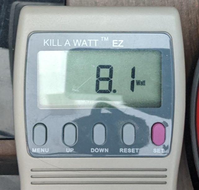8W system power at desktop idle