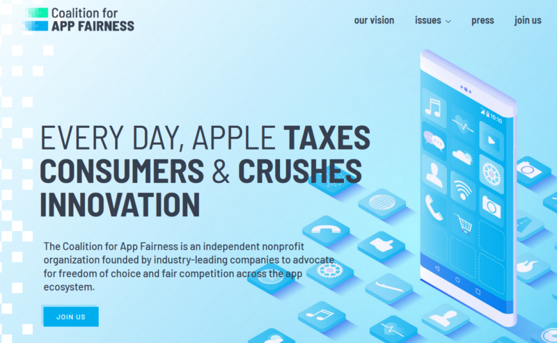 Epic, Spotify, and others take on Apple with “Coalition for App Fairness”