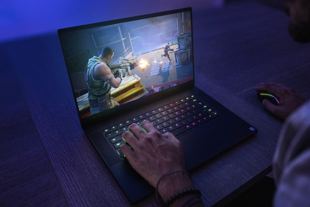 The Razer Blade 15 gaming laptop.