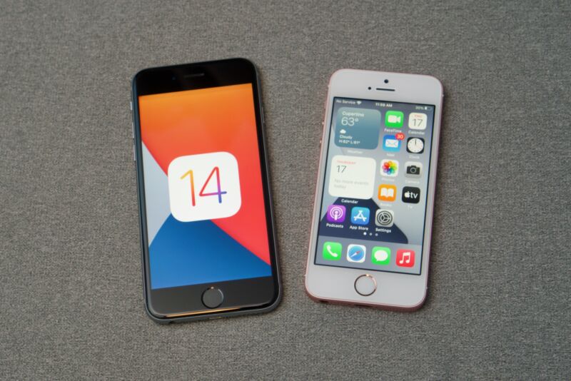 Ios 14 On The Iphone 6s And Se Performance Is Fine Other Stuff Is Not Ars Technica