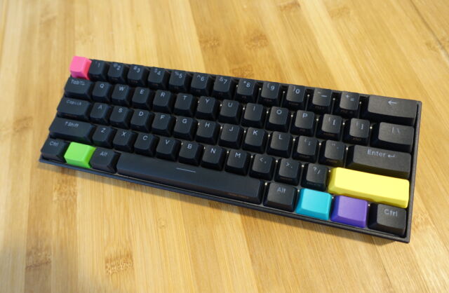 The Obinslab Anne Pro 2 is a versatile and compact mechanical keyboard.