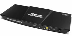 TESmart 2-Port Dual Monitor KVM Switch product image