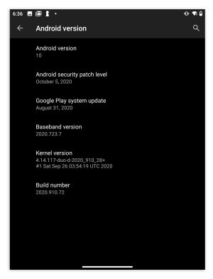 Pictures of the Surface Duo's OS during the rare times it chooses to work.