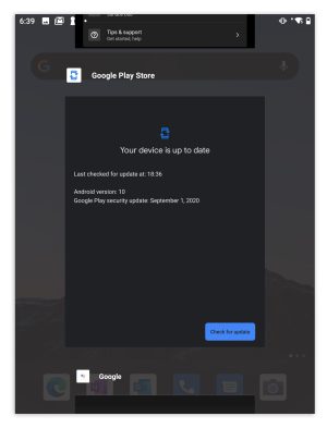 Pictures of the Surface Duo's OS during the rare times it chooses to work.