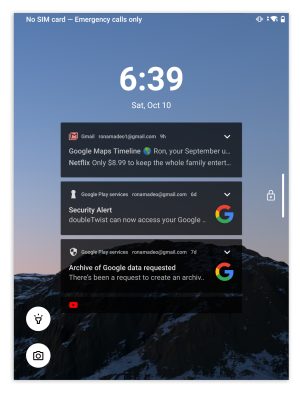 Pictures of the Surface Duo's OS during the rare times it chooses to work.