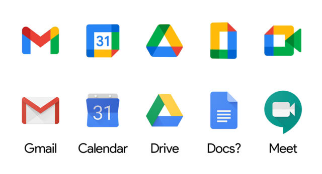 Behold The New Icons For Gmail Drive Calendar And Meet Ars Technica