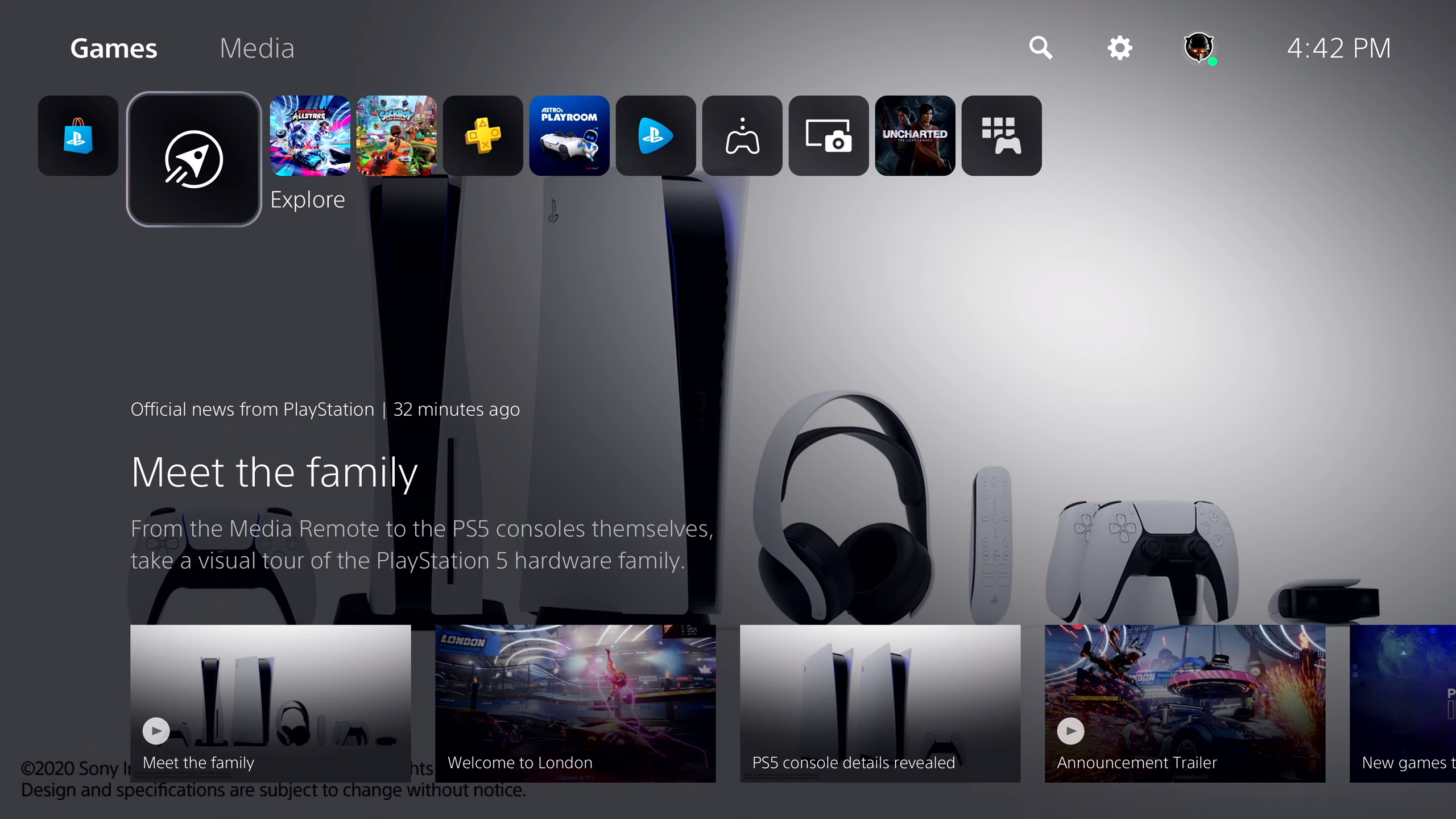 PlayStation 5 UI revealed: “Activity” shortcuts, picture-in-picture ...