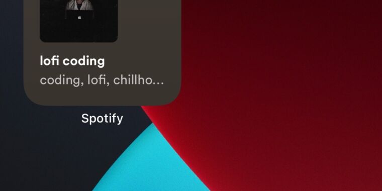 spotify widget