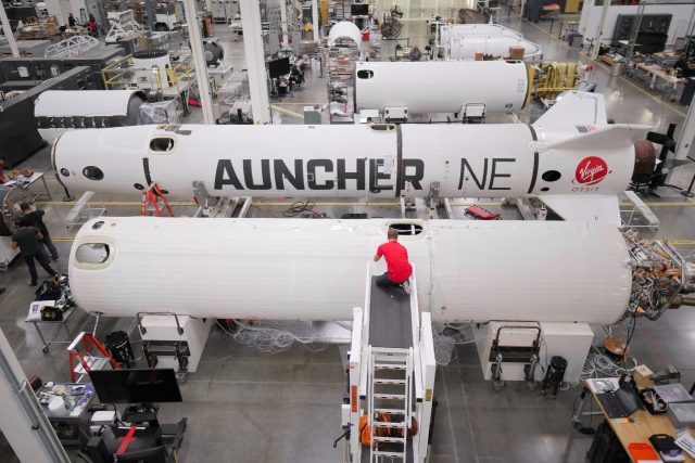 Photo of Virgin Orbit factory.